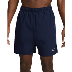 Yoga Shorts Nike Challenger Dri-FIT Running Shorts (18 cm) with Inner Shorts For Men's - Obsidian/Black