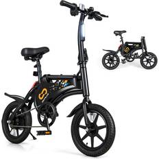 Electric folding bikes Costway Folding Electric Bicycle with 350W Motor