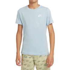 T-shirts Nike Big Kid's Sportswear T-shirt - Light Armory Blue/White (AR5254-440)