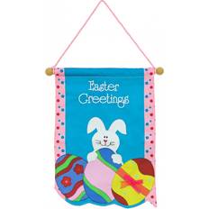 National Tree Company Garlands Easter Greetings Banner