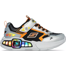 LED Light Children's Shoes Skechers S-Lights Light Storm 3.0 - Silver/Black