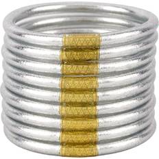 Budhagirl All Weather Bangles - Silver/Gold