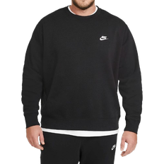 Nike Men's Sportswear Club Fleece Crew - Black/White