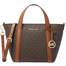 Michael Kors Pratt Small Signature Logo Tote Bag - Brown