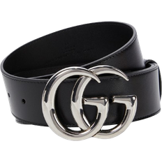 Gucci GG Marmont Wide Leather Belt - Black