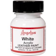 Water Based Acrylic Paints Angelus Acrylic Leather Paint White 1oz