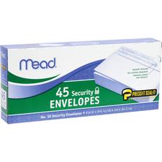 White Shipping, Packing & Mailing Supplies Mead Press-it Seal-it No. 10 Security Envelopes 45pcs
