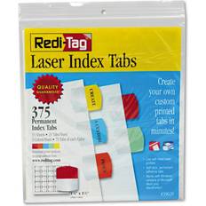 Label Makers & Labeling Tapes Redi-Tag Inkjet Printable Index Tabs 375-pack