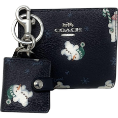 Coach Boxed Snap Wallet - Silver/Midnight Multi