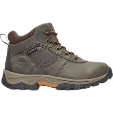 Timberland Children's Shoes Timberland Junior Mt. Maddsen Waterproof Mid Hiking Boot - Dark Brown Full-Grain