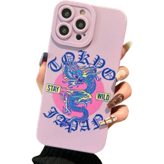 Shein Dragon Logo Frosted Phone Case
