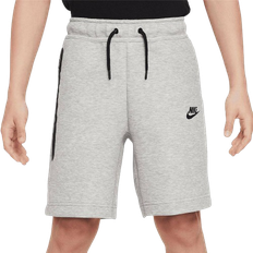 Grey nike tech fleece kids Nike Big Kid's Tech Fleece Shorts - Dark Grey Heather/Black/Black