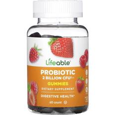 Lifeable Probiotic Gummies Natural Berry 2 Billion 60 pcs