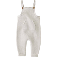 Carter's Baby's Sweater Knit Overalls - Heather Gray
