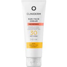 Alkoholfri Solkremer Cliniderm Sun Face Cream Age Defense SPF30 50ml