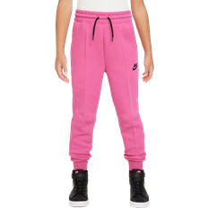 Pants Nike Girl's Sportswear Tech Fleece Joggers - Alchemy Pink/Black/Black