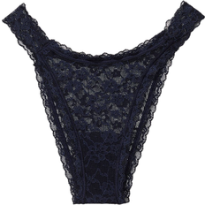 Victoria's Secret Lace Brazilian Panty - Noir Navy