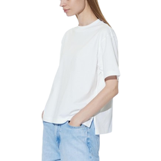 Uniqlo Airism Cotton Short Sleeve T-shirt - White