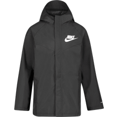 Skjult glidelås Jakker Nike Older Kid's Storm-FIT Sportswear Windpuffer - Black/Black/White (DM8129-010)