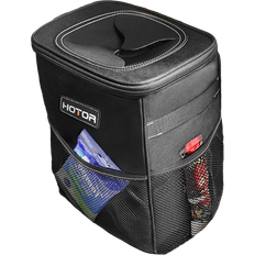 Hotor Car Trash Can with Lid and Storage Pockets 2gal