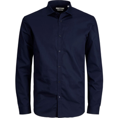 Blau - Herren Hemden Jack & Jones Slim Fit Formal Shirt - Blue/Navy Blazer