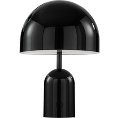 Battery-Powered Table Lamps Tom Dixon Bell Portable Black Table Lamp 11"