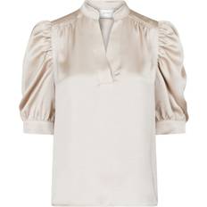 Polyester Bluser Neo Noir Roella Heavy Sateen Blouse Champagne