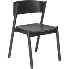 Hübsch Oblique Black Kjøkkenstol