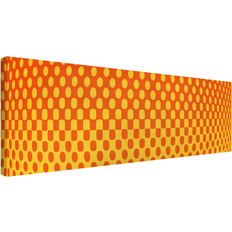 Micasia Retro Disco Ball Yellow/Orange Wanddeko 60x20cm