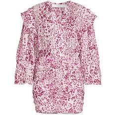 Short Dresses - Women IRO Gira Mini Dress - White/Pink