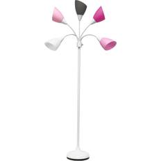 Indoor Lighting Simple Designs Contemporary Multi Head Medusa White/Pink 67"
