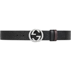 Belts on sale Gucci Reversible Logo Signature Belt - Black