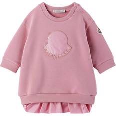 Elastane Dresses Moncler Baby Sweatshirt Dress - Light Pink (I29518I0000689A23527)