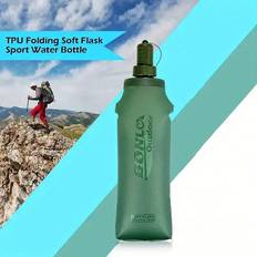 Foldable Water Containers Shein 1pc Tpu Foldable Soft Water Bottle Portable Water Bag For Household Outdoor Use