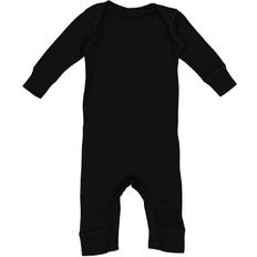 Jumpsuits Children's Clothing Rabbit Skins Infant Long Legged Rib Bodysuit - Black (4412)