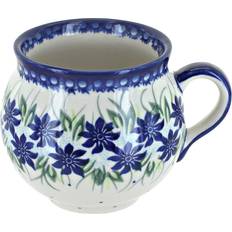 Blue Rose Pottery Polish Sierra Bubble Mug 14fl oz