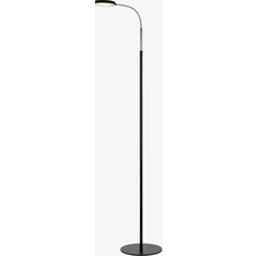 LED-belysning Gulvlamper & Bakkebelysning Markslöjd Flex Black/Chrome Gulvlampe 132cm