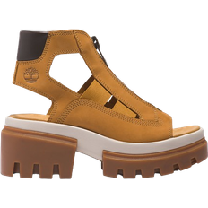 Faux Leather Sandals Timberland Everleigh Gladiator - Wheat