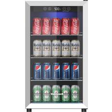 Mini beverage fridge glass door Honeywell H115BCS Gray