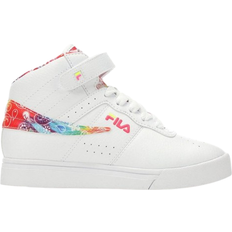 Fila Kid's Vulc 13 Rogue Tie-Dye High-Top Sneakers - White/Mlti/Paisley