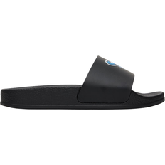 Flip Flops Children's Shoes Off-White Kid's Logo-Print Slides - Black