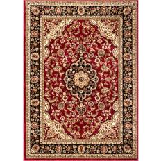 Well Woven Gwalia Traditional Persian Red, Black 94x118"