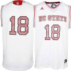 Adidas NCAA Game Jerseys adidas NC State Wolfpack NCAA White Iced Out Basketball Replica Jersey