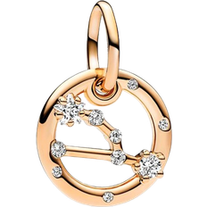 Pandora Taurus Zodiac Dangle Charm - Gold/Transparent