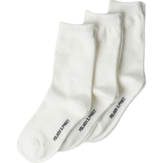 Polarn O. Pyret Kid's Plain Socks 3-pack - White