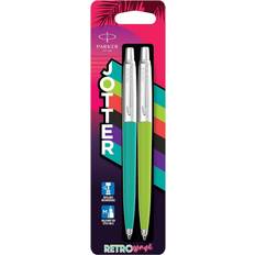 Parker Jotter Originals Ballpoint Pens Caribbean Blue & Apple Green 2-pack