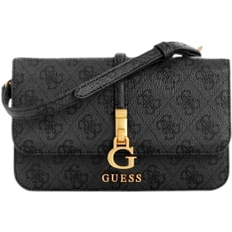 Guess Handbags Guess James Quattro G Crossbody Organizer Wallet - Black