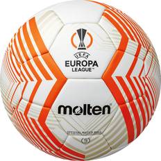 1 Fotballer Molten UEFA Europa League Match Ball 22/23 - White/Orange/Silver