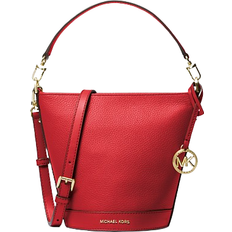 Michael Kors Townsend Small Pebbled Leather Crossbody Bag - Lacquer Red