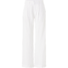 Gina Tricot Linen Trousers - White